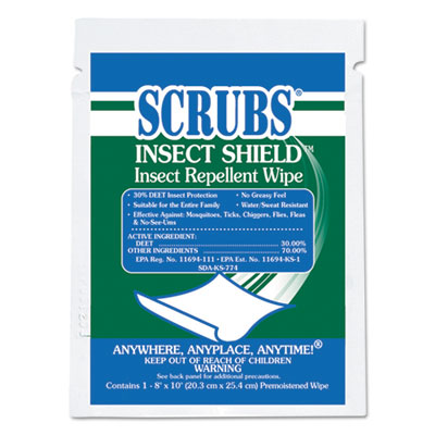 SCRUBS® Insect Shield™ Insect Repellent Wipes