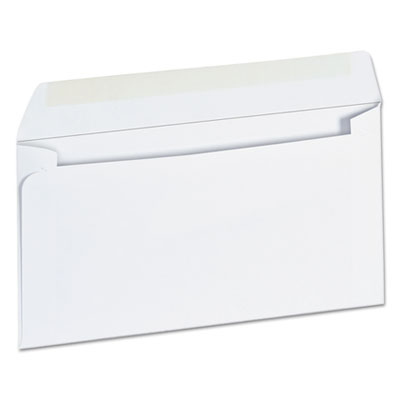 Open-Side Business Envelope, #6 3/4, Square Flap, Gummed Closure, 3.63 x 6.5, White, 500/Box UNV35206