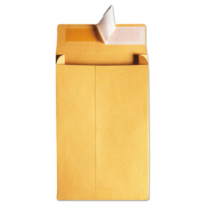 Redi-Strip Kraft Expansion Envelope, #10 1/2, Square Flap, Redi-Strip Adhesive Closure, 9 x 12, Brown Kraft, 25/Pack