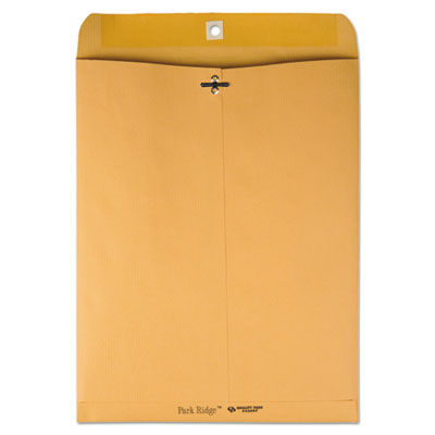 Park Ridge Kraft Clasp Envelope, #97, Square Flap, Clasp/Gummed Closure, 10 x 13, Brown Kraft, 100/Box
