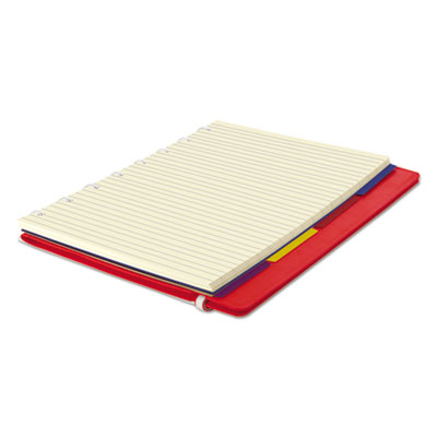 Notebook, 1-Subject, Medium/College Rule, Red Cover, (112) 8.25 x 5.81 Sheets