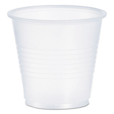 High-Impact Polystyrene Cold Cups, 3.5 oz, Translucent, 100/Pack DCCY35PK