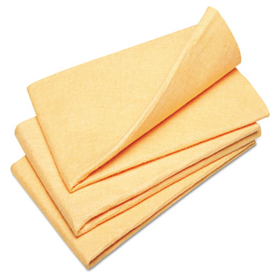 7920012156569, SKILCRAFT, Synthetic Shammy Cloth, 23 x 20, Orange, 3/Pack NSN2156569