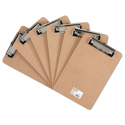 Universal® Hardboard Clipboard with Low-Profile Clip