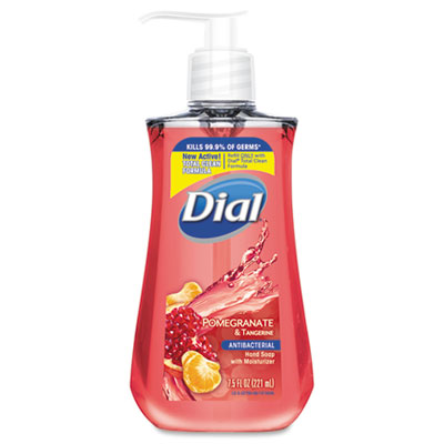 Antibacterial Liquid Soap, Pomegranate and Tangerine, 7.5 oz Pump Bottle, 12/Carton