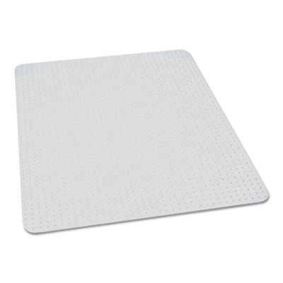 7220016568330, SKILCRAFT Biobased Chair Mat for Low/Medium Pile Carpet, 60 x 60, No Lip, Clear NSN6568330