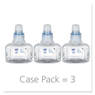 Advanced Hand Sanitizer Foam, For LTX-7 Dispensers, 700 mL Refill, Fragrance-Free, 3/Carton