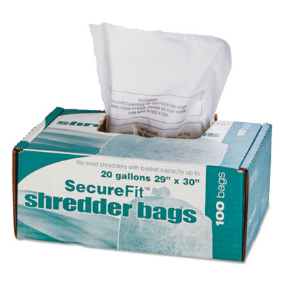 8105013994791, SKILCRAFT Heavy-Duty Shredder Bags, 20 gal Capacity, 100/BX