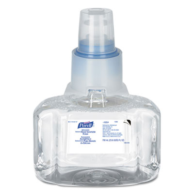 Advanced Foam Hand Sanitizer, LTX-7, 700 mL Refill, Fragrance-Free, 3/Carton GOJ130503CT