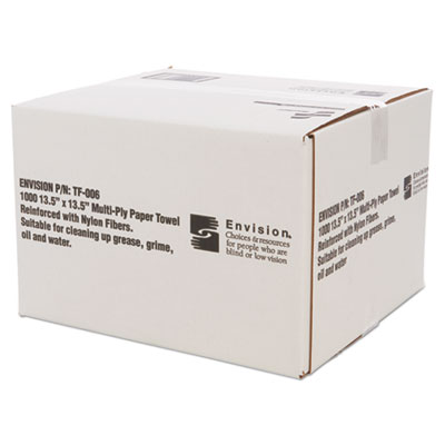 7920008239773, SKILCRAFT, Total Wipes II Towel, 4-Ply, 13.25 x 14.25, White, 1,000/Box