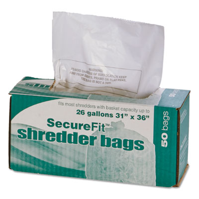8105013994792, SKILCRAFT Heavy-Duty Shredder Bags, 26 gal Capacity, 50/BX