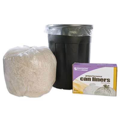 8105015574973, SKILCRAFT High Density Coreless Roll Can Liners, 45 gal, 16 mic, 40