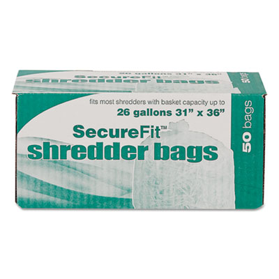 8105013994792, SKILCRAFT Heavy-Duty Shredder Bags, 26 gal Capacity, 50/BX