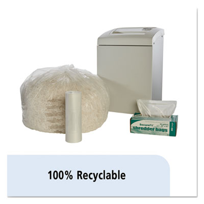 8105015574976, SKILCRAFT Heavy-Duty Shredder Bags, 50 gal Capacity, 50/BX