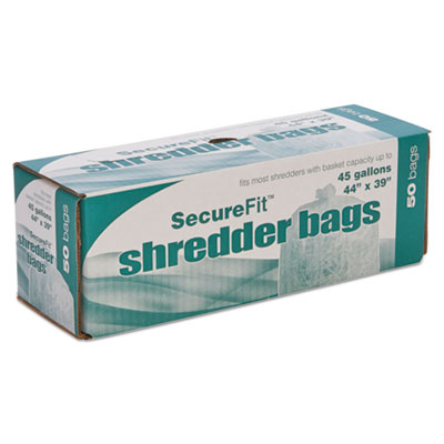 8105015574974, SKILCRAFT Heavy-Duty Shredder Bags, 45 gal Capacity, 50/BX
