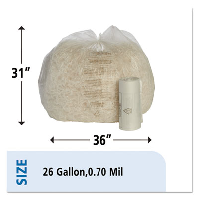 8105013994792, SKILCRAFT Heavy-Duty Shredder Bags, 26 gal Capacity, 50/BX