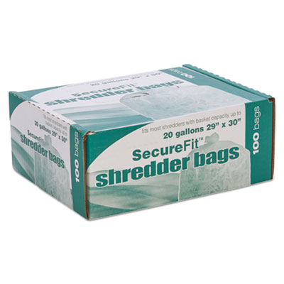 8105013994791, SKILCRAFT Heavy-Duty Shredder Bags, 20 gal Capacity, 100/BX