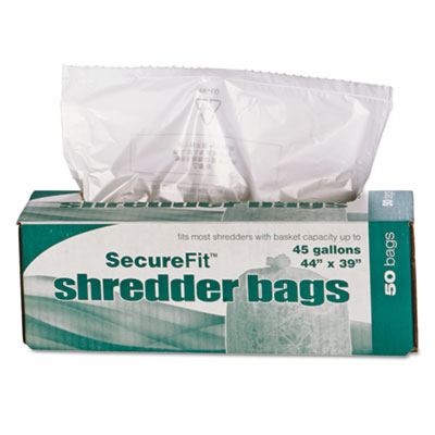8105015574974, SKILCRAFT Heavy-Duty Shredder Bags, 45 gal Capacity, 50/BX