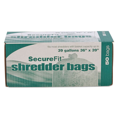 8105013994793, SKILCRAFT Heavy-Duty Shredder Bags, 39 gal Capacity, 50/BX