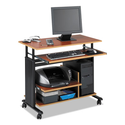 Safco® Muv™ 28" Adjustable-Height Mini-Tower Computer Desk