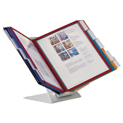 Durable VARIO Pro Desktop Reference System, 10 Panels, Legal, Assorted Borders and Panels (DBL551500) DBL551500