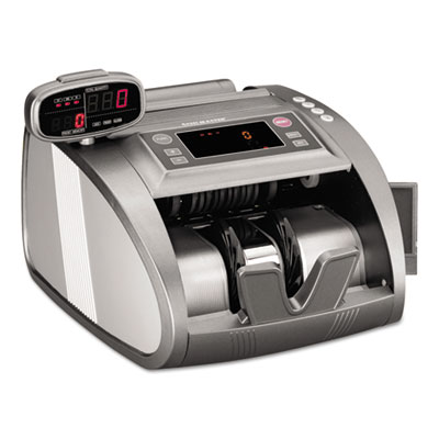 4820 Bill Counter with Counterfeit Detection, 1,200 Bills/min, 9.5 x 11.5 x 8.75, Charcoal Gray MMF2004820C8