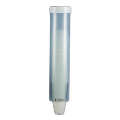 Adjustable Frosted Water Cup Dispenser, For 4 oz to 10 oz Cups, Blue SJMC3165FBL