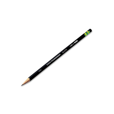 Black 12-Pack 13953 Wood-Cased Graphite #2 HB Soft Ticonderoga Pencils