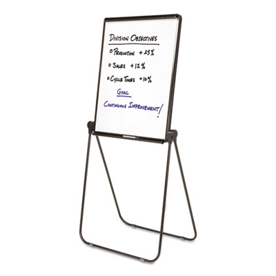 EASEL,2 SIDE,DRY ERASE,BK