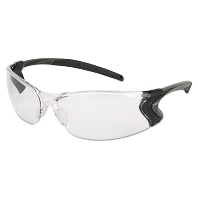 Backdraft Glasses, Clear Frame, Hard Coat Clear Lens CRWBD110P