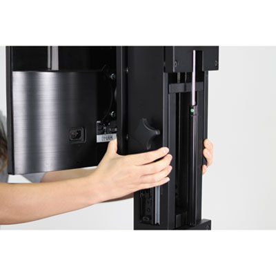 WORKSTATION,SIT-STAND,BK