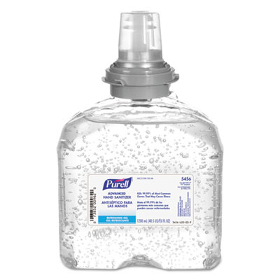 Advanced TFX Gel Instant Hand Sanitizer Refills, 1200 ml, 4/Carton GOJ545604CT