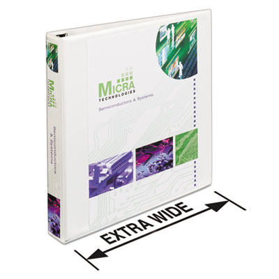 Heavy-Duty View Binder with DuraHinge, One Touch EZD Rings and Extra-Wide Cover, 3 Ring, 1