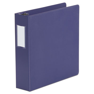 2 Inch D-Ring Binder Non-View, 8-1/2 x 11, Navy Blue UNV20788