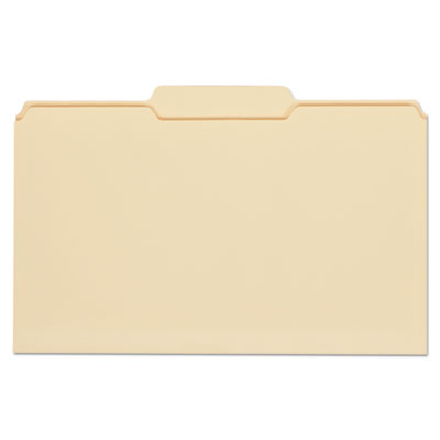 1/3 Cut Assorted File Folders Letter Manila One-Ply Top Tab 100/Box 
