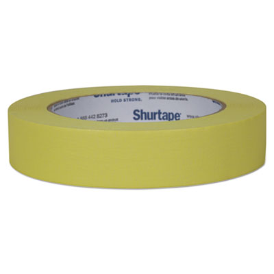 Color Masking Tape, 3" Core, 0.94" x 60 yds, Yellow DUC240570