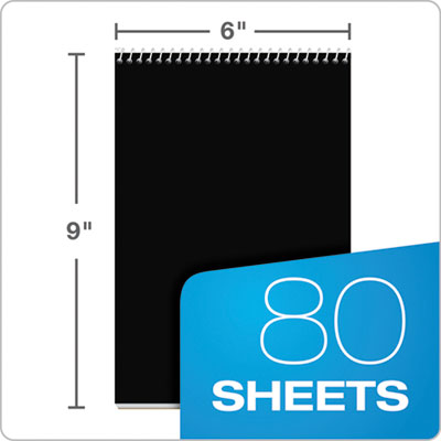 FocusNotes Steno Pad, Pitman Rule, Blue Cover, 80 White 6 x 9 Sheets