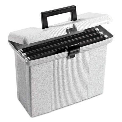 Portable File Boxes, Letter Files, x x Granite