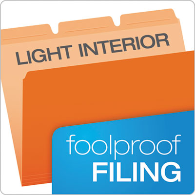 Ready-Tab Reinforced File Folders, 1/3-Cut Tabs: Assorted, Letter Size, Assorted Colors, 50/Pack