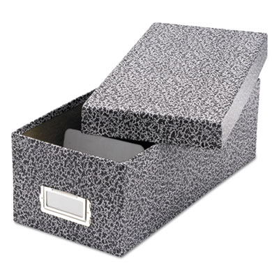Oxford(TM) Reinforced Board Card File with Lift-Off Cover