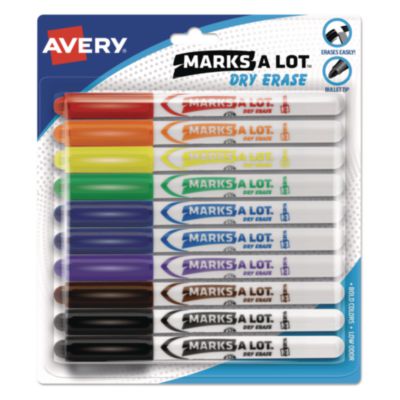 Avery® MARKS A LOT® Pen-Style Dry Erase Markers