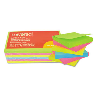 Universal® Self-Stick Note Pads