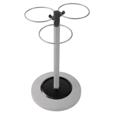 Flower Umbrella Stand, 13.75w x 13.75d x 25.5h, Black/Silver ABAPMFLOWERN