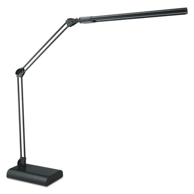 Adjustable LED Desk Lamp, 3.25"w x 6"d x 21.5"h, Black ALELED908B