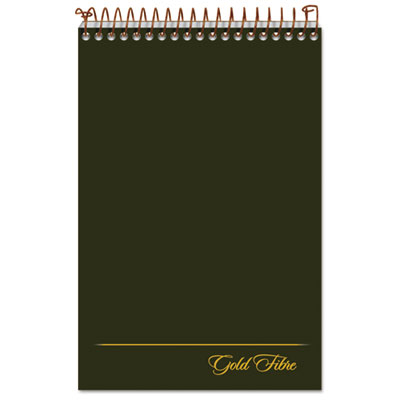 Gold Fibre Steno Pads Gregg Rule Designer Green Gold Cover 100 White 6 X 9 Sheets Sani Chem Cleaning Supplies