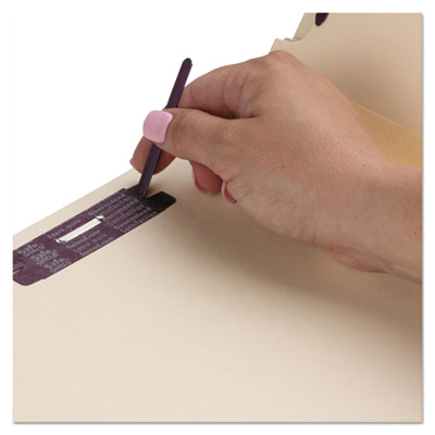 SuperTab Classification Folders, Six SafeSHIELD Fasteners, 2