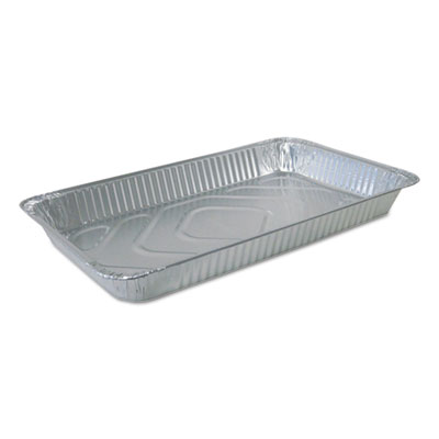 Aluminum Steam Table Pans, Full-Size Medium—228 oz., 2.19" Deep, 12.81 x 20.75, 50/Carton DPKFS780070
