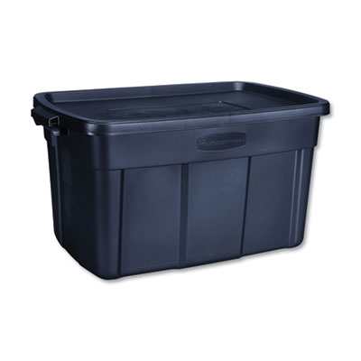 Advantus Super Stacker Divided Storage Box with Blue Tray & Handles