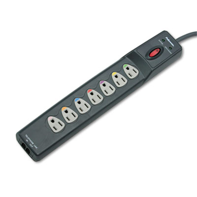 Fellowes® Power Guard Seven-Outlet Surge Protector with Phone/DSL Protection