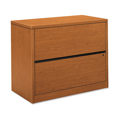 10500 Series Lateral File, 2 Legal/Letter-Size File Drawers, Bourbon Cherry, 36" x 20" x 29.5" HON10563HH